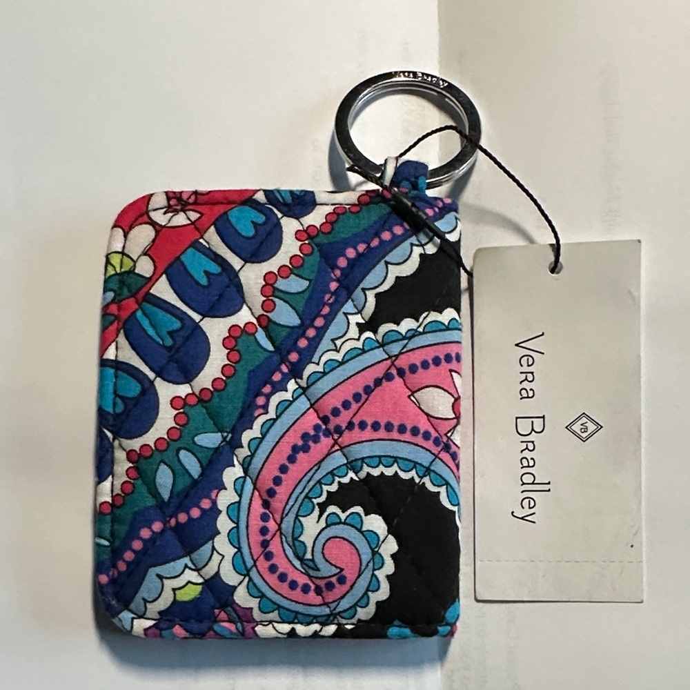 Vera Bradley Multicolor Paisley Key and Card Holder NWT - Picture 5 of 5